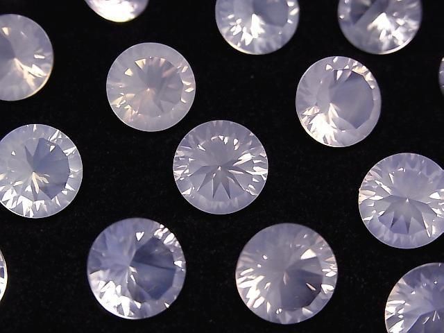 High Quality Scorolite AAA Loose Stone Round Concave Cut 10x10mm 1pc