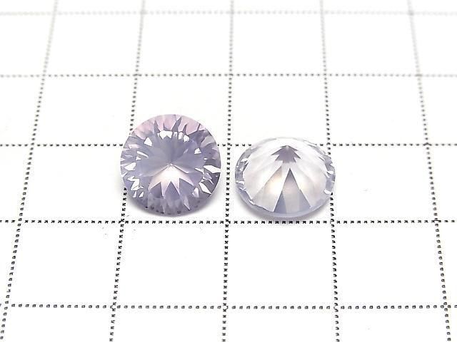 High Quality Scorolite AAA Loose Stone Round Concave Cut 10x10mm 1pc