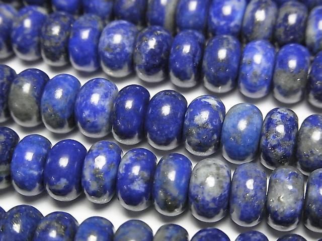 Lapislazuli AA++ Rondelle 8,5x8,5x4,5mm halb oder 1 Strang Perlen (ca. 15 Zoll/36 cm)