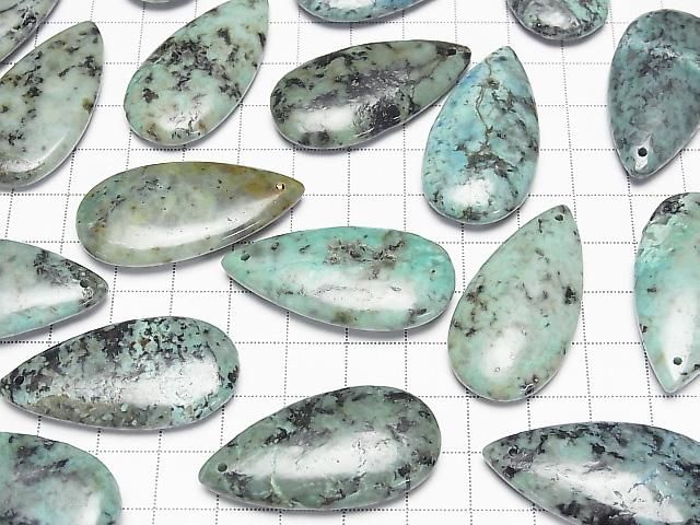 非洲土耳其石梨形 40x20毫米 1顆