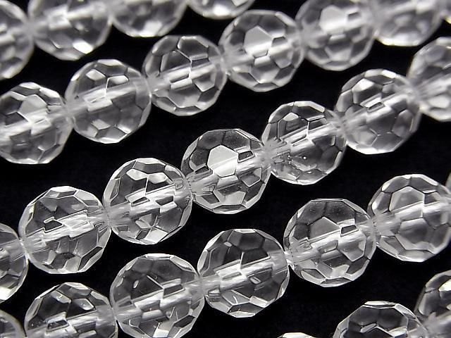 Crystal AAA 32 Faceted Round 8mm Half or 1strand beads (approx. 15 inches/37 cm)