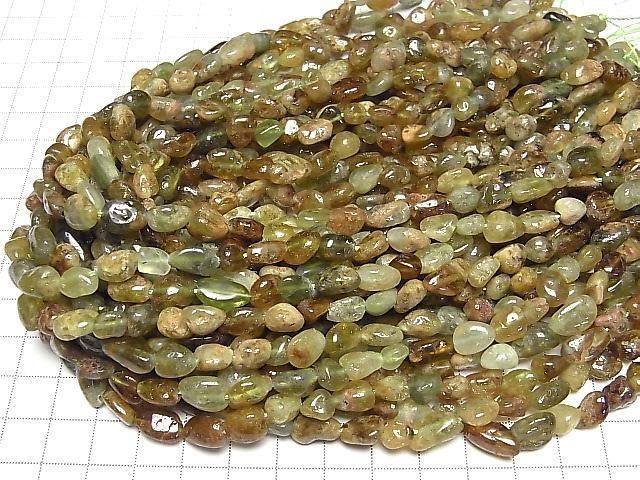 Grossulargranat AA Nugget 1 Strang Perlen (ca. 15 Zoll/37 cm)