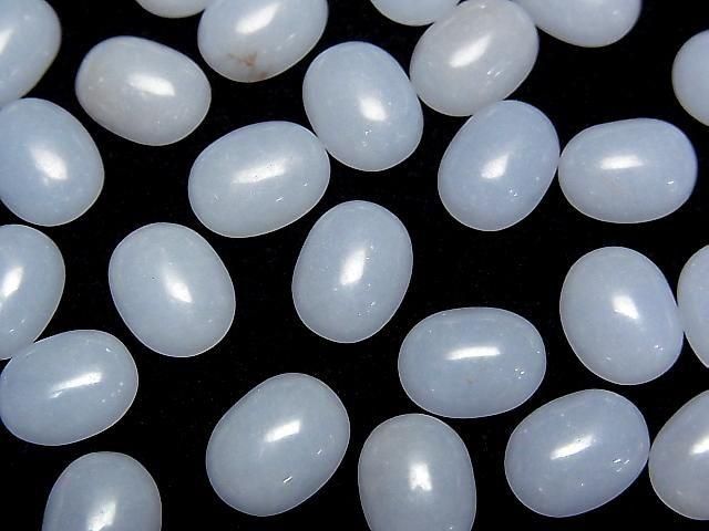 天使石橢圓凸圓面 10x7.5mm 4顆裝