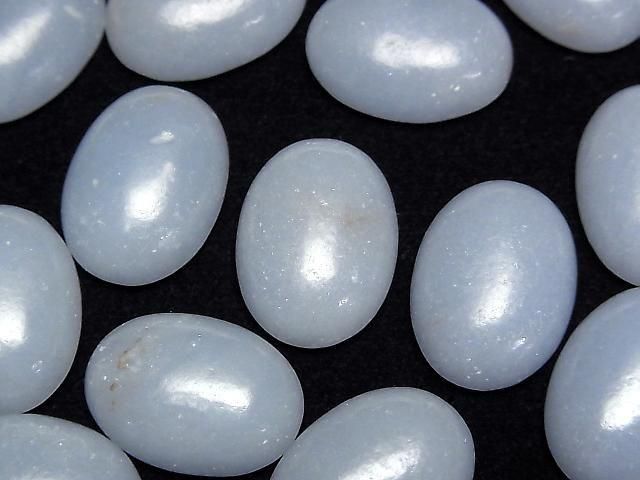 Angelit Oval Cabochon 20x14,5mm 3Stück