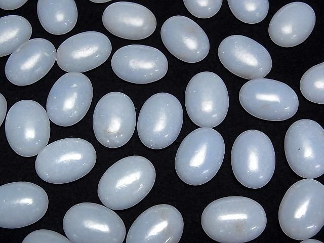 Angelit Oval Cabochon 20x14,5mm 3Stück