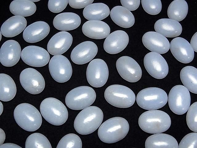 Angelit Oval Cabochon 20x14,5mm 3Stück