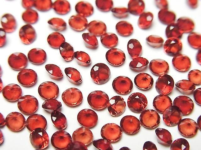 Hochwertiger tibetischer Andesin AAA+ loser Stein runder facettierter 3.5x3.5mm 1 Stück