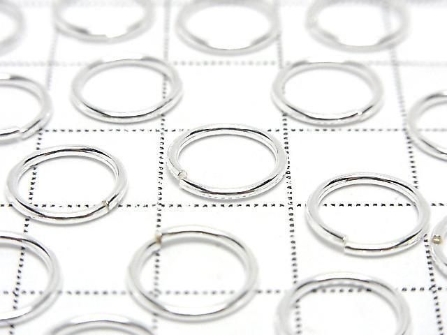 Anneau ouvert en argent 925 (type ouvert/fermé) 6 8 10 12mm Jauge 1.0mm Finition argent pur 5pcs