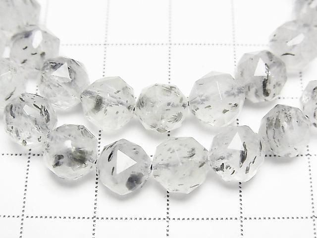 Hochwertig! Mica in Quarz Stern Facettierte Runde 8mm Armband