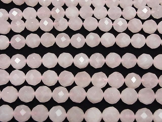 粉晶AA++ 64切面圓珠 13.5mm 半串 或 一串 (約15英吋/36公分) 高品質!