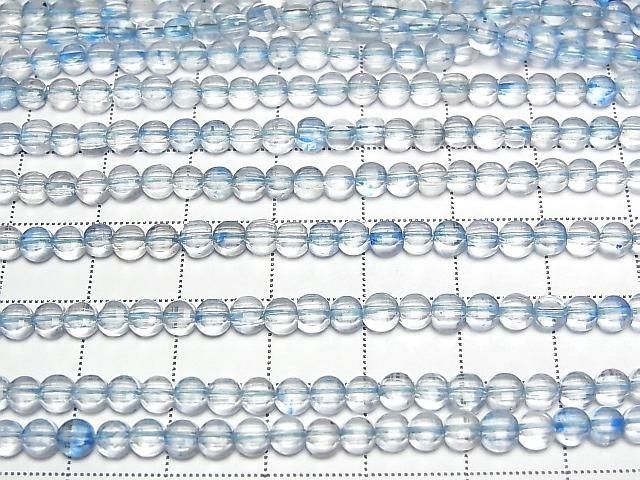 Blauer Topas Facettierte Münze 4x4mm 1strang Perlen (ca. 15 Zoll/36 cm)