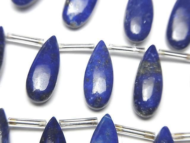 Lapislazuli AA++ Tropfenform (glatt) 15x6mm Halb- oder 1strang Perlen (10 Stück)