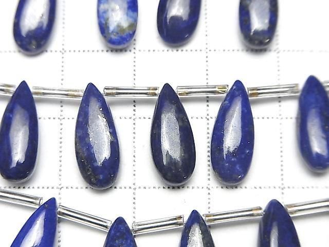 Lapislazuli AA++ Tropfenform (glatt) 15x6mm Halb- oder 1strang Perlen (10 Stück)