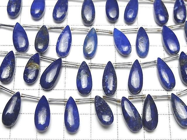 Lapislazuli AA++ Tropfenform (glatt) 15x6mm Halb- oder 1strang Perlen (10 Stück)