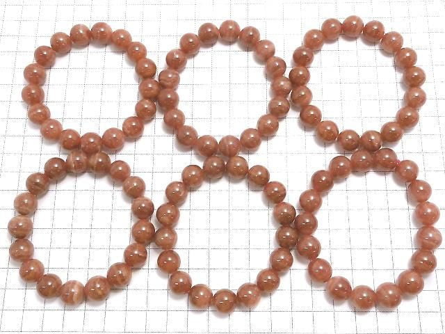 Argentinisches Rhodochrosit AA++ Rund 12mm Armband