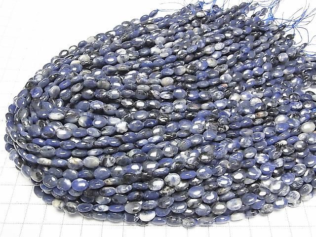 Sodalith AA Oval 8x6mm 1strang Perlen (ca. 15 Zoll/36 cm)