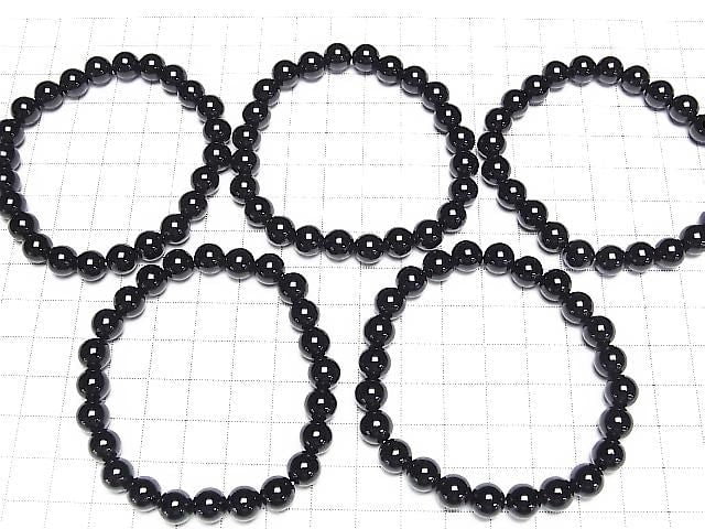 Onyx Rund 8mm Armband