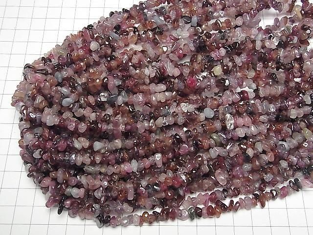 Multicolor Spinell AA++ Chips (kleiner Nugget) 1strang Perlen (ca. 15 Zoll/37 cm)