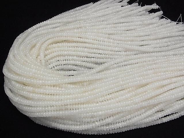 Angora Kristall AA Rondelle 4x4x2mm 1Strang Perlen (ca. 15 Zoll/37 cm)