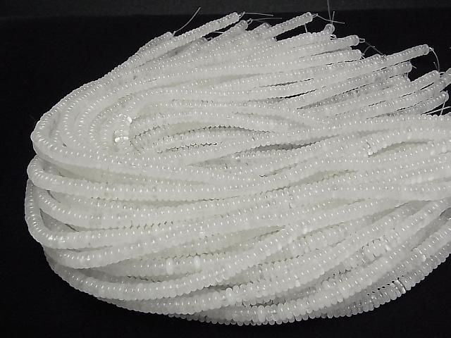 Angora Kristall AA Rondelle 6x6x2mm 1Strang Perlen (ca. 15 Zoll/37 cm)