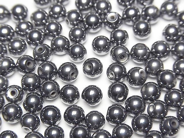 Terahertz Half Drilled Hole Round 4mm 20pcs