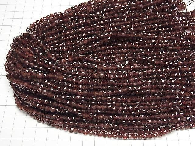 Hochwertig! Champagner Granat AAA Würfelform 4,5x4,5x4,5mm Halbe oder 1 Strang Perlen (ca. 15 Zoll/36 cm)