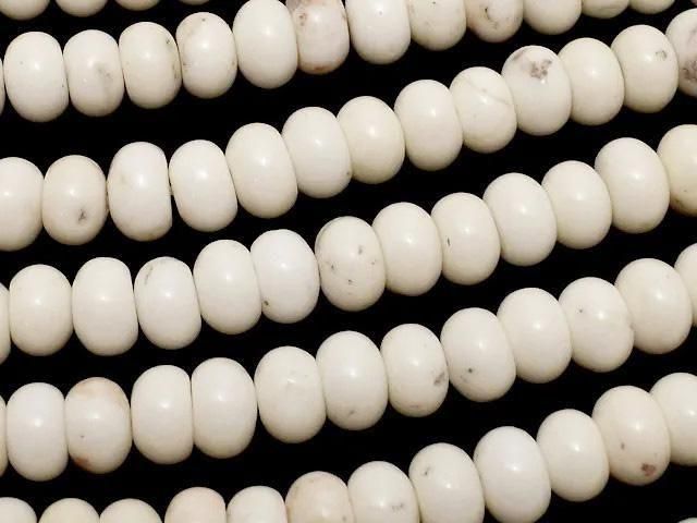 Magnesite Rondelle 6x6x4mm 1strand beads (aprx.15inch/37cm)