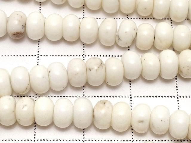 Magnesite Rondelle 6x6x4mm 1strand beads (aprx.15inch/37cm)