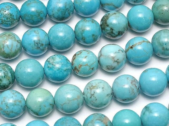 Magnesite Turquoise Round 8mm 1strand beads (aprx.14inch/35cm)