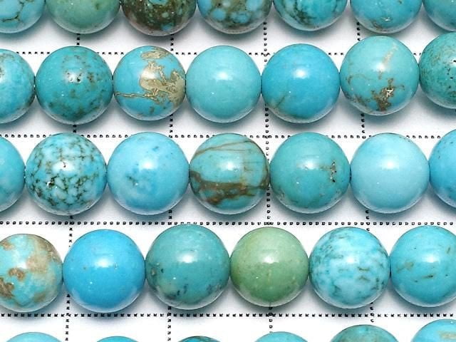 Magnesite Turquoise Round 8mm 1strand beads (aprx.14inch/35cm)