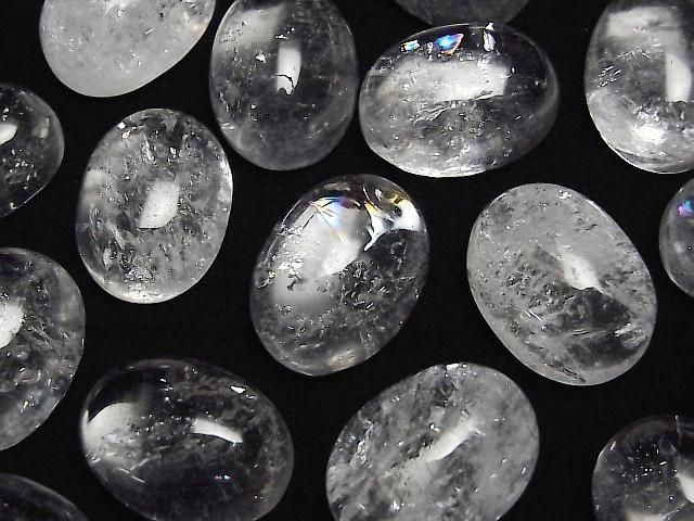 Irisquarz AA++ Oval Cabochon 20x15mm 2 Stück