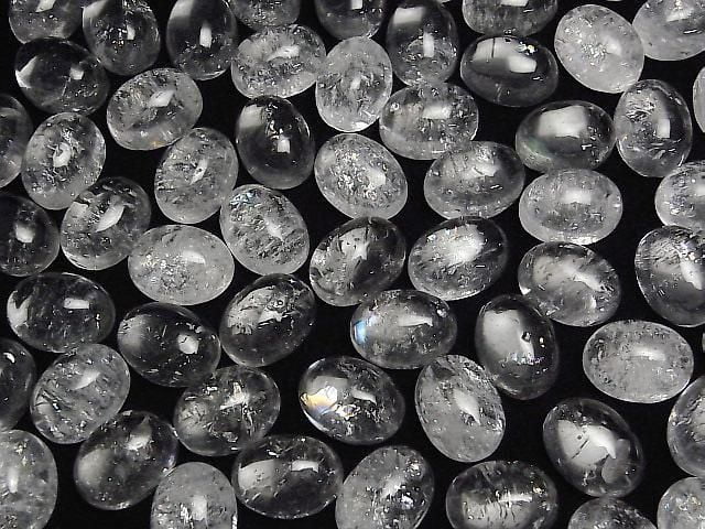 Irisquarz AA++ Oval Cabochon 20x15mm 2 Stück