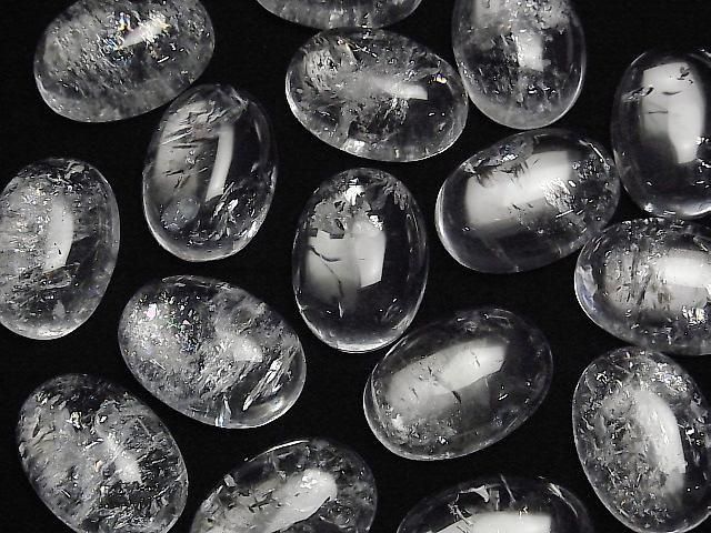 Irisquarz AA++ Oval Cabochon 25x18mm 1 Stück