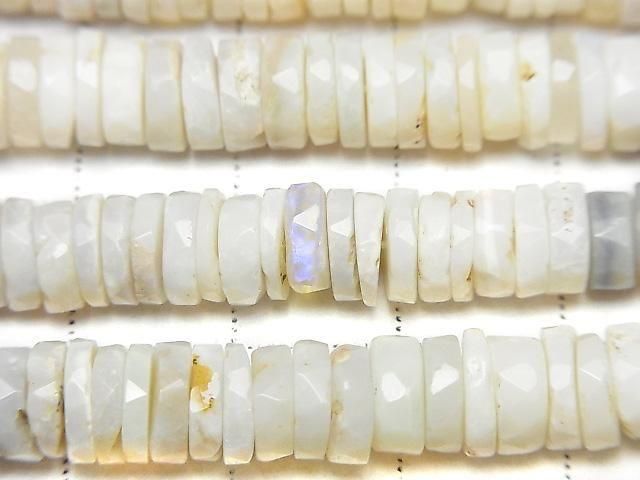 Australischer Edelopal AA Rondelle (Heishi) 1strang Perlen (ca. 15 Zoll/38 cm)