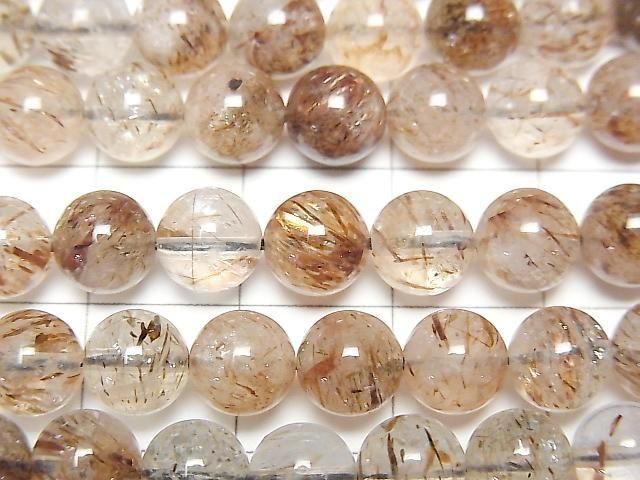 Mica Quarz AA++ Rund 6.5mm 1strang Perlen (ca. 15 Zoll/36 cm)