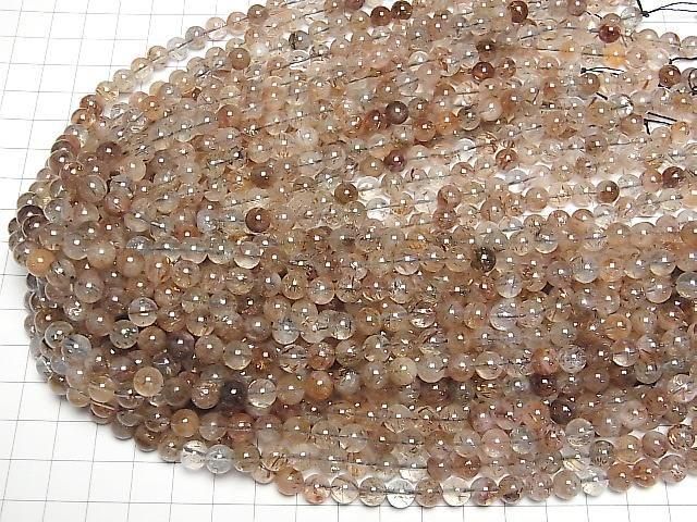 Mica Quarz AA++ Rund 6.5mm 1strang Perlen (ca. 15 Zoll/36 cm)