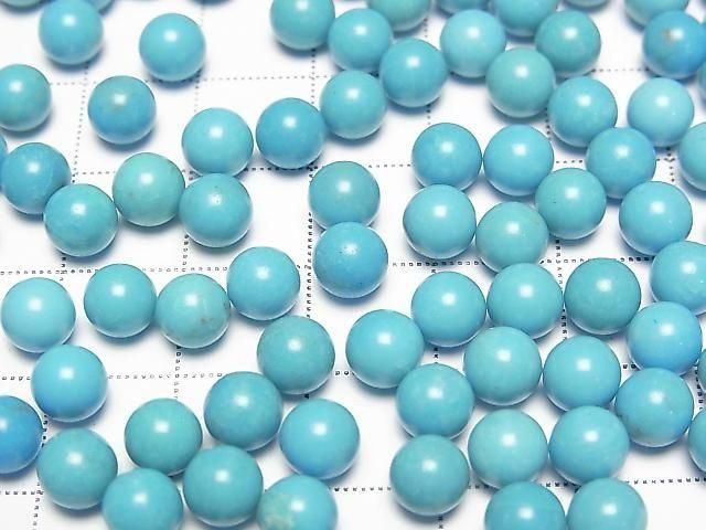 Türkis AAA Kugel, Rund 6mm 4 Stück