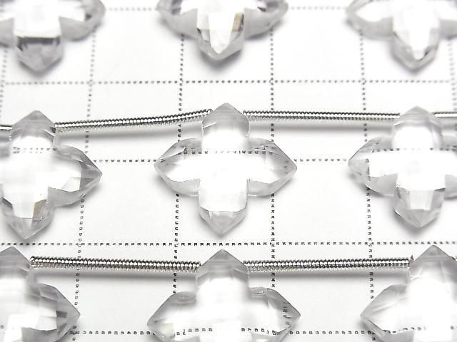 Hochwertiger Kristall AAA Facettierter Quadrat 15x15mm 1 Strang (5 Stück)