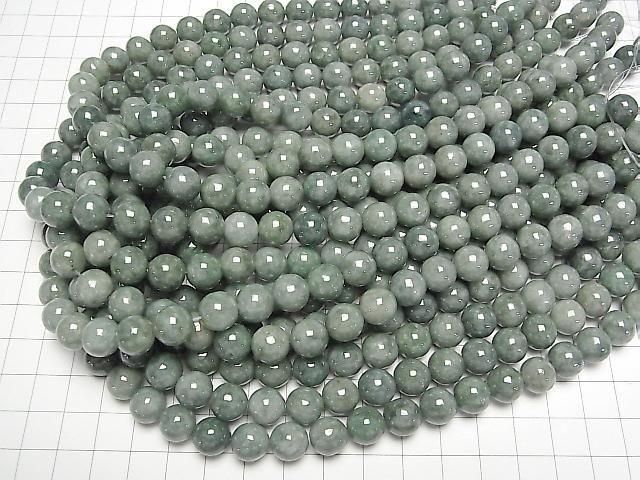 Birmesischer Jadeit AA++ Rund 10mm Halb- oder 1Strang-Perlen (ca. 15 Zoll/36 cm)