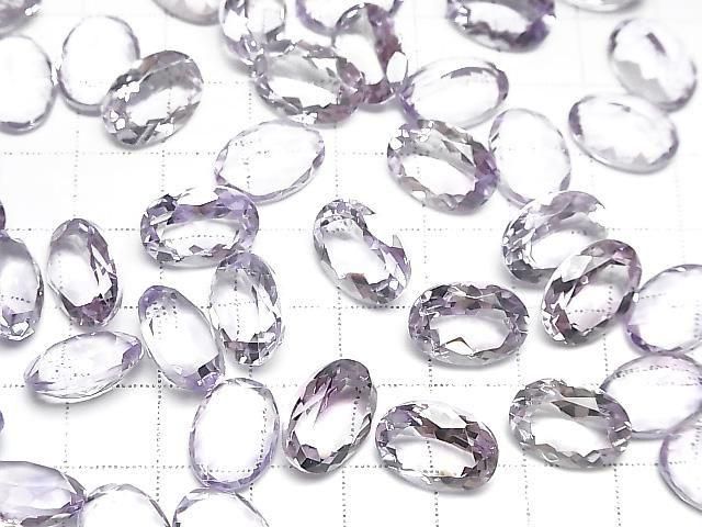 Hochwertiger rosa Amethyst AAA lose Steine oval facettiert 14x10mm 1Stück