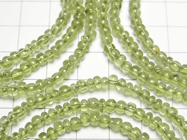 Peridot AAA- Rondelle 4x4x2mm Armband