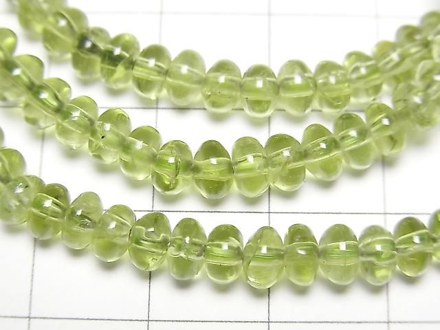 Peridot AAA- Rondelle 5x5x3mm Armband