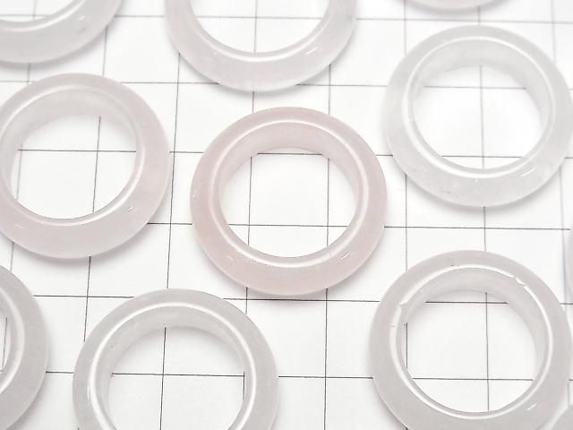 Rosenquarz Ring Größe 14 2 Stück