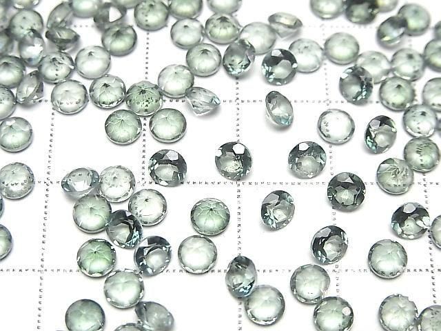 Green Flash Crystal AAA- Loose stone Round Faceted 4x4mm 10pcs