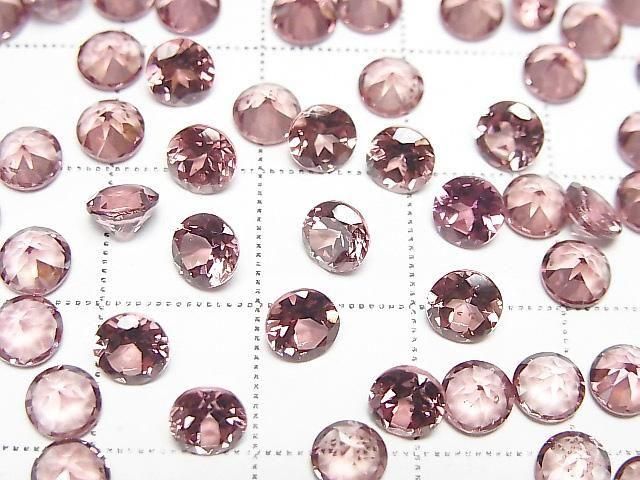 Hochwertiger Farbwechsel Granat AAA lose Steine rund facettiert 5x5mm 2Stück