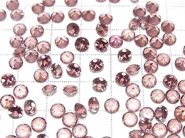 Hochwertiger Farbwechsel Granat AAA lose Steine rund facettiert 5x5mm 2Stück