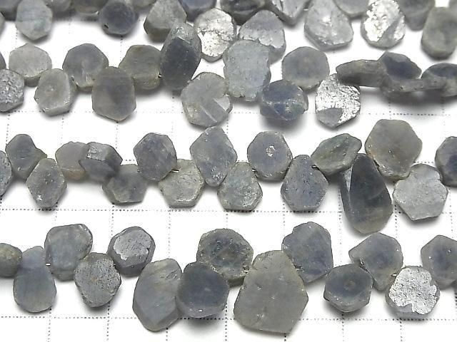 Saphir Slice Nugget 1Strang Perlen (ca. 7 Zoll/18 cm)