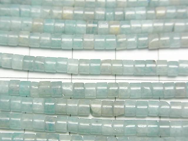 Amazonit AA Rondelle (Heishi) 3x3x2mm 1Strang Perlen (ca. 15 Zoll/36 cm)