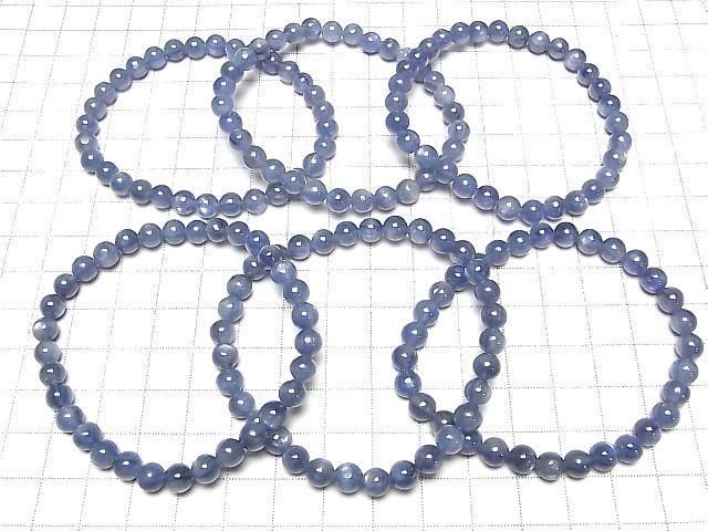 Kyanit AA++ Rund 6mm Armband