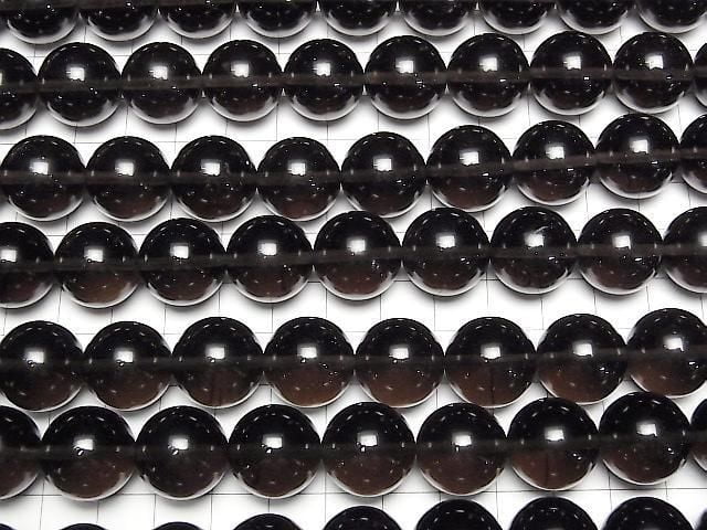 Schwarzer Eisobsidian AAA Runde 16mm halbe oder 1Strang Perlen (ca. 15 Zoll/36 cm)